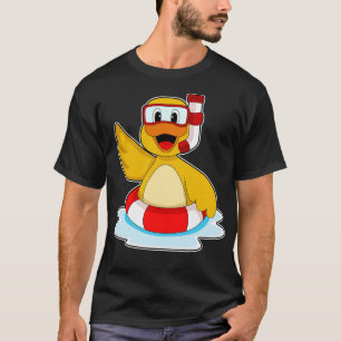 Eend Zwemmen Reddingsboei T-shirt
