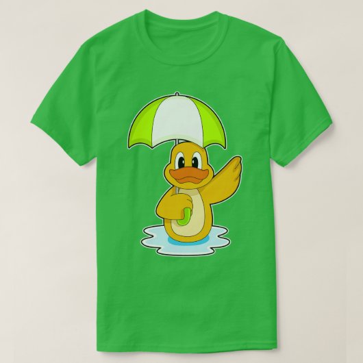 Eend Zwemparaplu T-shirt (Design voorkant)