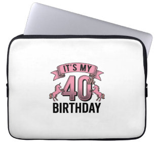Eendags Geboren Eenhoorn Vintage Gravure Ontwerp_1 Laptop Sleeve