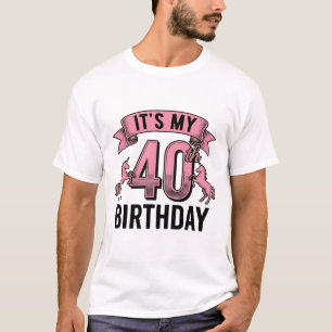 Eendags Geboren Eenhoorn Vintage Gravure Ontwerp_1 T-shirt