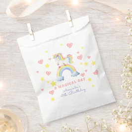 Eendags regenboog magische verjaardag bedankzakje