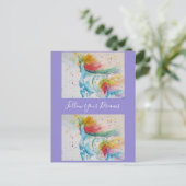 Eendags Waterverf Schilderij Dromen Briefkaart (Staand voorkant)