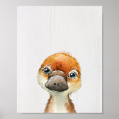 Eendagschildpad-kinderkamer-kunstprint Poster (Voorkant)