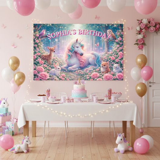 Eendagsgeboorte Rozen Magische Pastel Poster