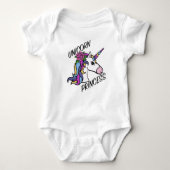 Eendagsprinses ontwerp - Baby Jersey Bodysuit (Voorkant)
