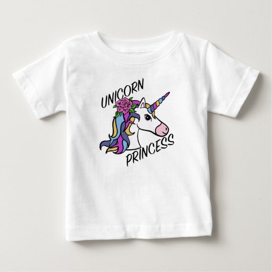 Eendagsprinses-ontwerp - Babyfijne jersey T-shirt (Voorkant)