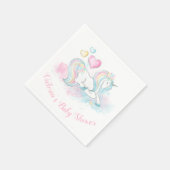 Eendagsvlieg Baby Shower Servetten (Hoek)