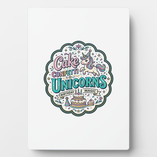 Eendagsvlieg Cake Confetti Eendagsvliegen POD Klaa Fotoplaat (voorkant)