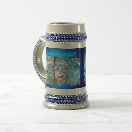 Eenden 1 bierpul (Voorkant links)