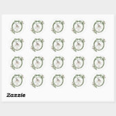 Eenden Baby Shower Bedankt Ronde Sticker (Vel)