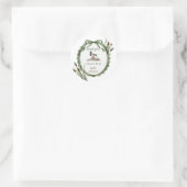 Eenden Baby Shower Bedankt Ronde Sticker (Tas)