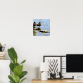 Eenden bij het Water Poster (Thuiskantoor)