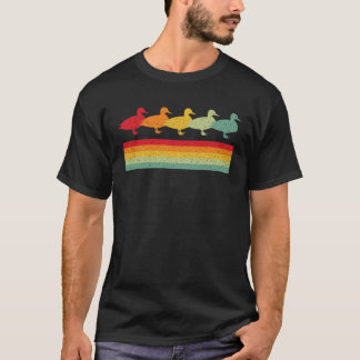 Eenden  Boerderij Dier Retro Eenden Jacht T-shirt