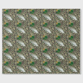 Eenden bos camouflage inpakpapier (Vlak)