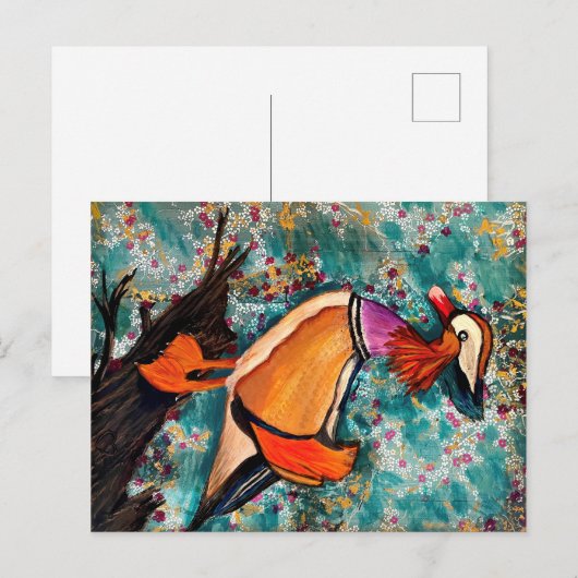 eenden briefkaart (Voorkant / Achterkant)