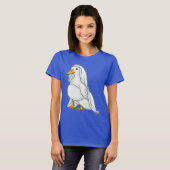 Eenden Bruids Sluier Trouwen T-shirt (Voorkant volledig)