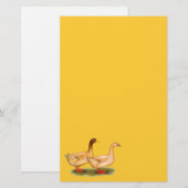 Eenden: Buff Orpington Briefpapier (Voorkant / Achterkant)