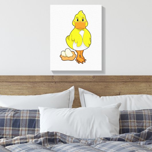 Eenden Canvas Afdruk (Insitu (Slaapkamer))