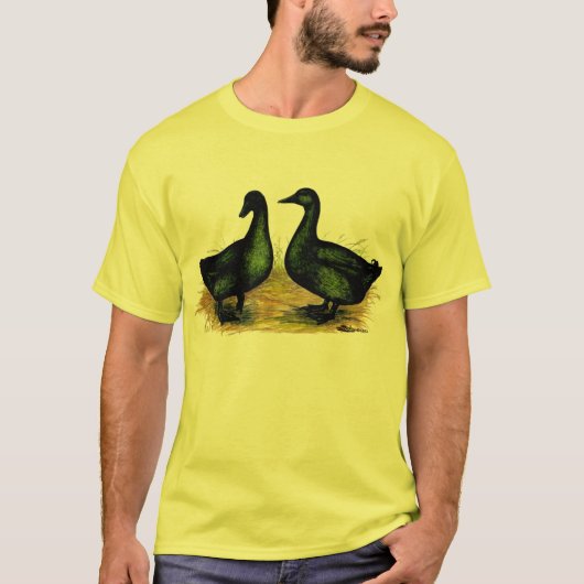 Eenden: Cayuga Pair T-shirt (Voorkant)