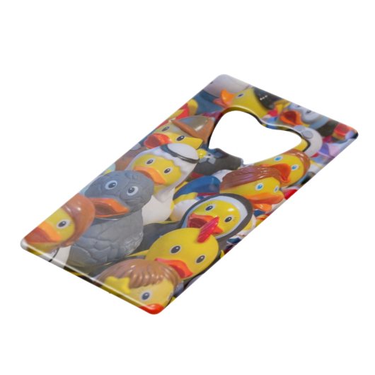 Eenden Creditkaart Flessenopener (Achterkant Gekanteld)