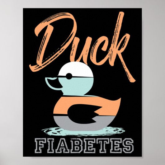 Eenden Diabètes Poster (Voorkant)