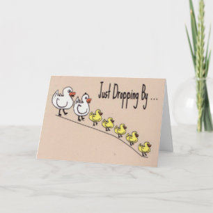 Eenden die aan je denken kaart