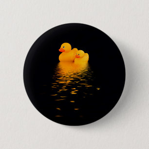 Eenden die 's nachts passeren ronde button 5,7 cm