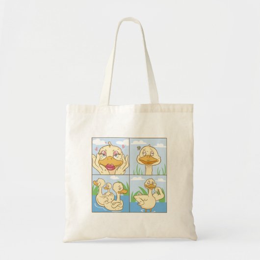 Eenden Die Schattige Dingen Doen : LIEFDE Tote Bag (Voorkant)