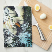 Eenden Dierenvijver Theedoek (Quarter Fold)