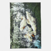 Eenden Dierenvijver Theedoek (Verticaal)