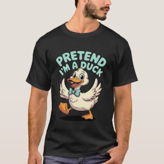 Eenden doen alsof ik een eend ben Grappige zegswij T-shirt