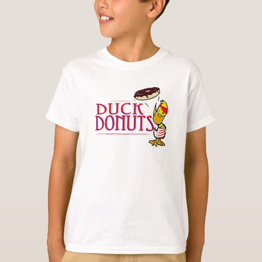 eenden donuts t-shirt (Voorkant)