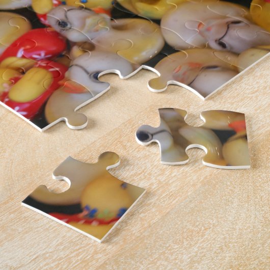 Eenden, eenden en meer Eenden Puzzle Legpuzzel (Zijkant)