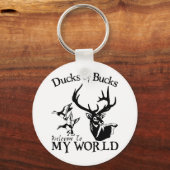 EENDEN EN BUCKS SLEUTELHANGER (Voorkant)