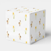 Eenden en diksen in de lente bedankdoosjes (Achterkant)