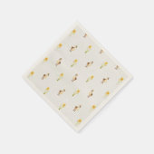 Eenden en diksen in de lente servet (Hoek)