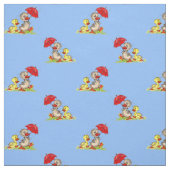 eenden- en eendeksdruk stof (Swatch)