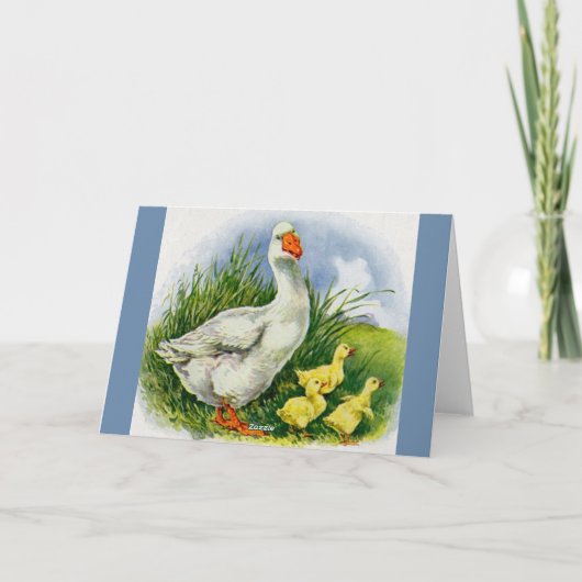 Eenden en eenden kaart (Achterkant)