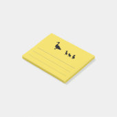 Eenden en eenden post-it® notes (Schuin)