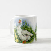 Eenden en eenden van mama uit de jaren '30 koffiemok (Voorkant links)