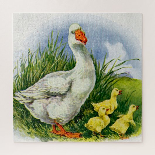 Eenden en eenden van mama uit de jaren '30 legpuzzel (Verticaal)