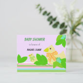 Eenden en Grieks Baby shower Kaart (Staand voorkant)