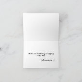 eenden en kippen die schimmels eten bedankkaart (Binnen)