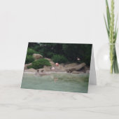 "Eenden en lamingos" Hartelijk dank Kaart (Voorkant)