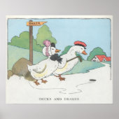 Eenden en trommels poster (Voorkant)