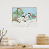 Eenden en trommels poster (Keuken)