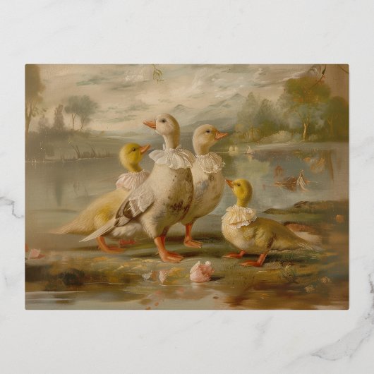 Eenden - Folie Briefkaarten (Voorkant)
