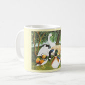 Eenden, ganzen en zwanenvogels koffiemok (Voorkant links)