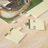 Eenden, ganzen en zwanenvogels legpuzzel (Zijkant)