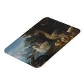 Eenden Guinee Pigs en een konijn in een gekookte L Magneet (Linkerzijde)